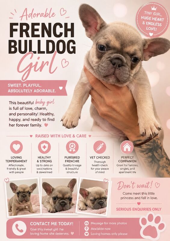 Stunning French Bulldog Puppies Available. - Image 3 of 6