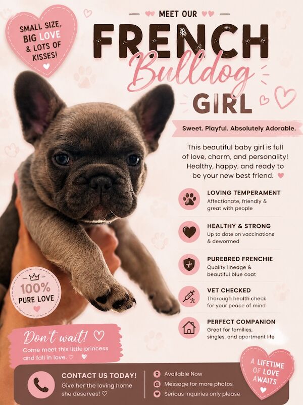 Stunning French Bulldog Puppies Available. - Image 4 of 6